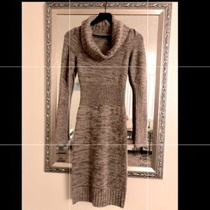 Sweater Dress (by Mooa International) Brown/Beige  size XS